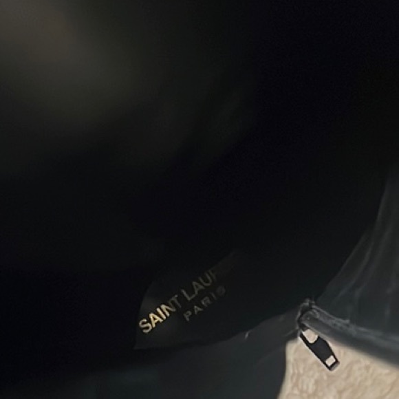 Saint Laurent “Auteuil” Black Knee-High Boots - Picture 7 of 8